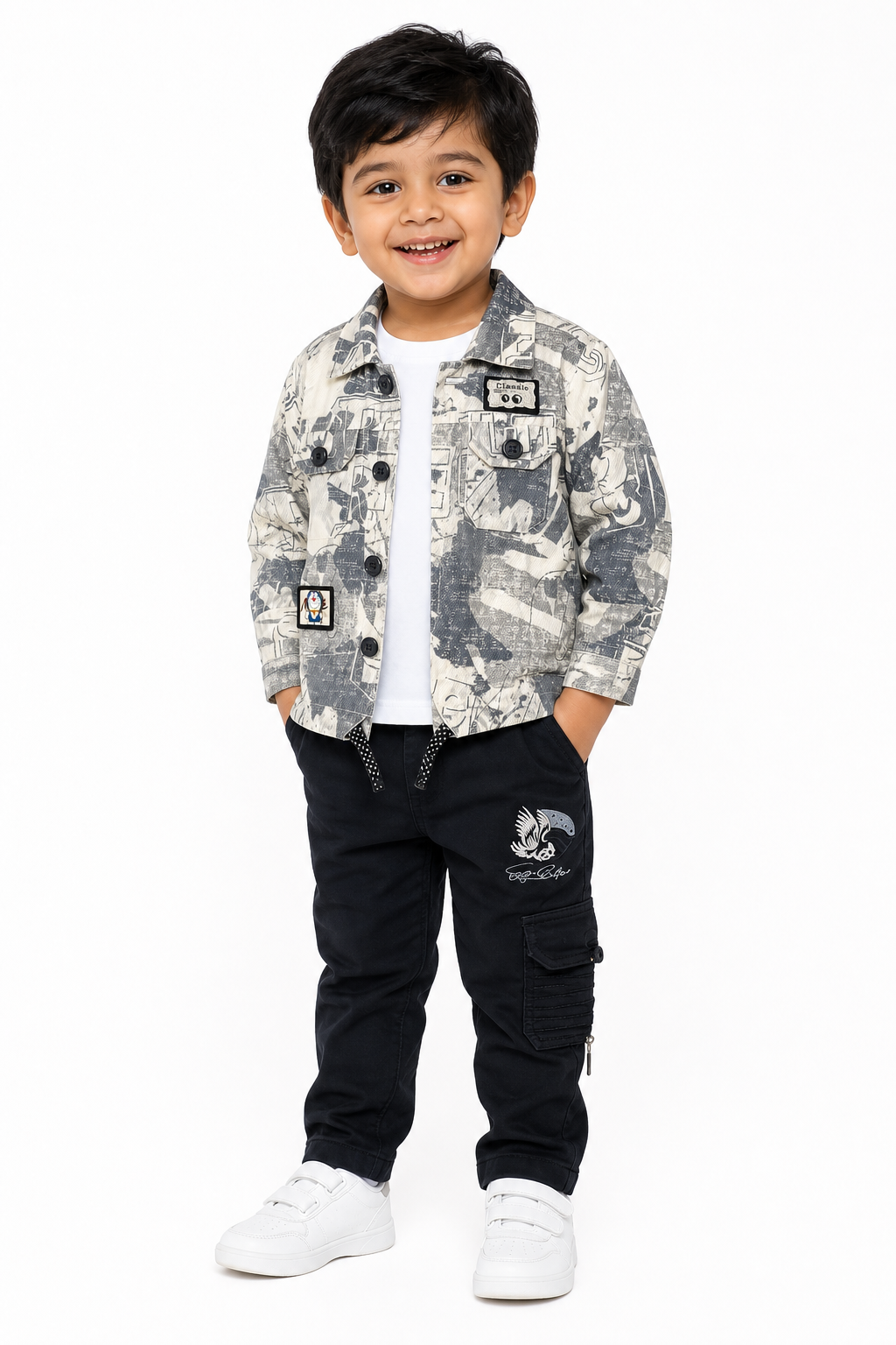 Boys Shirt & Cargo Set