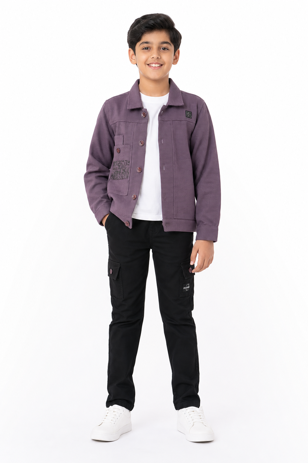 Mauve Overshirt & Pant Set