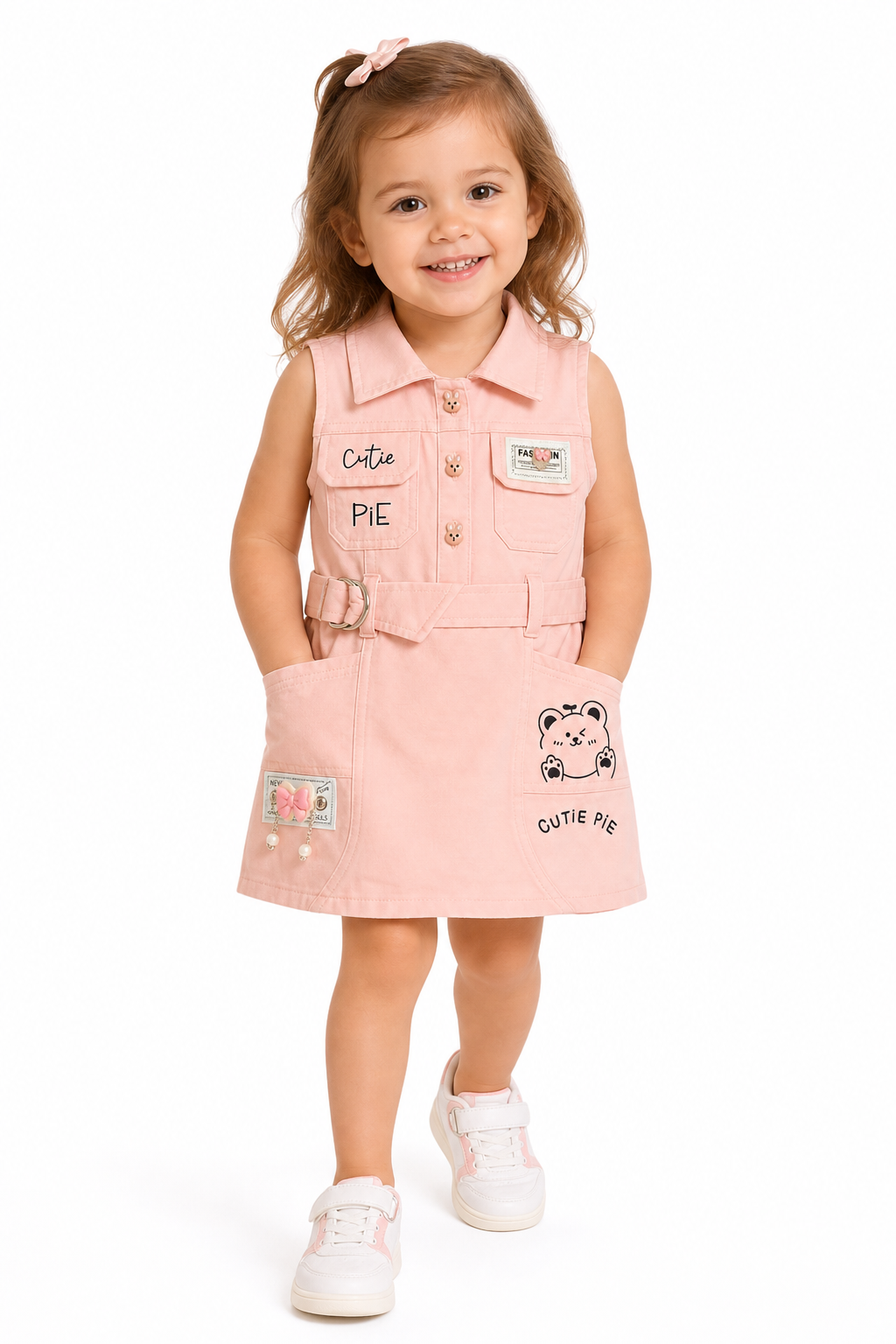 Cutie Bear Pocket Frock