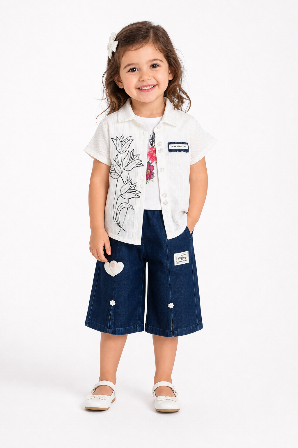 Tulip Sparkle Culottes Set