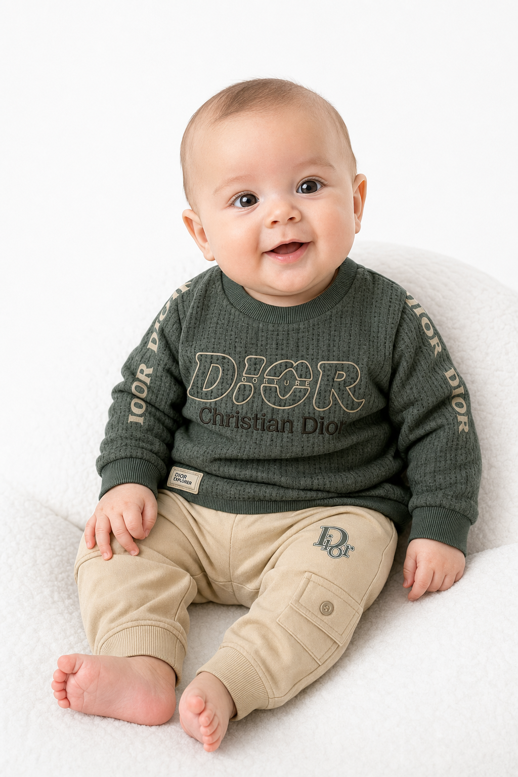 Green Sweatshirt & Pant Set