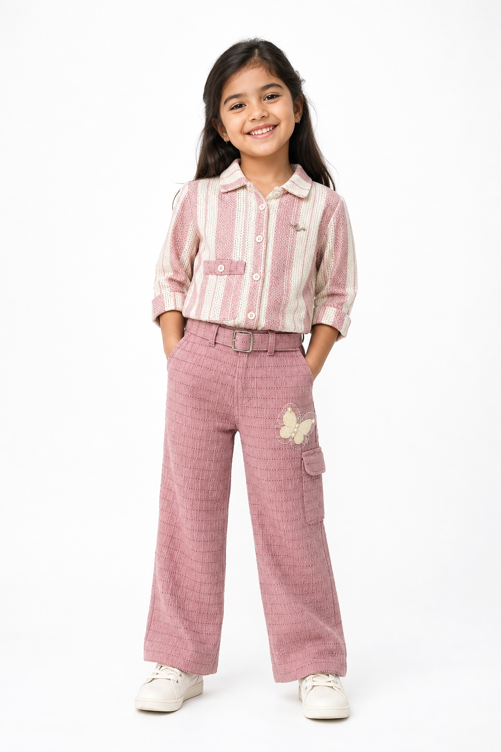 Rosy Stripe Co-ord Set