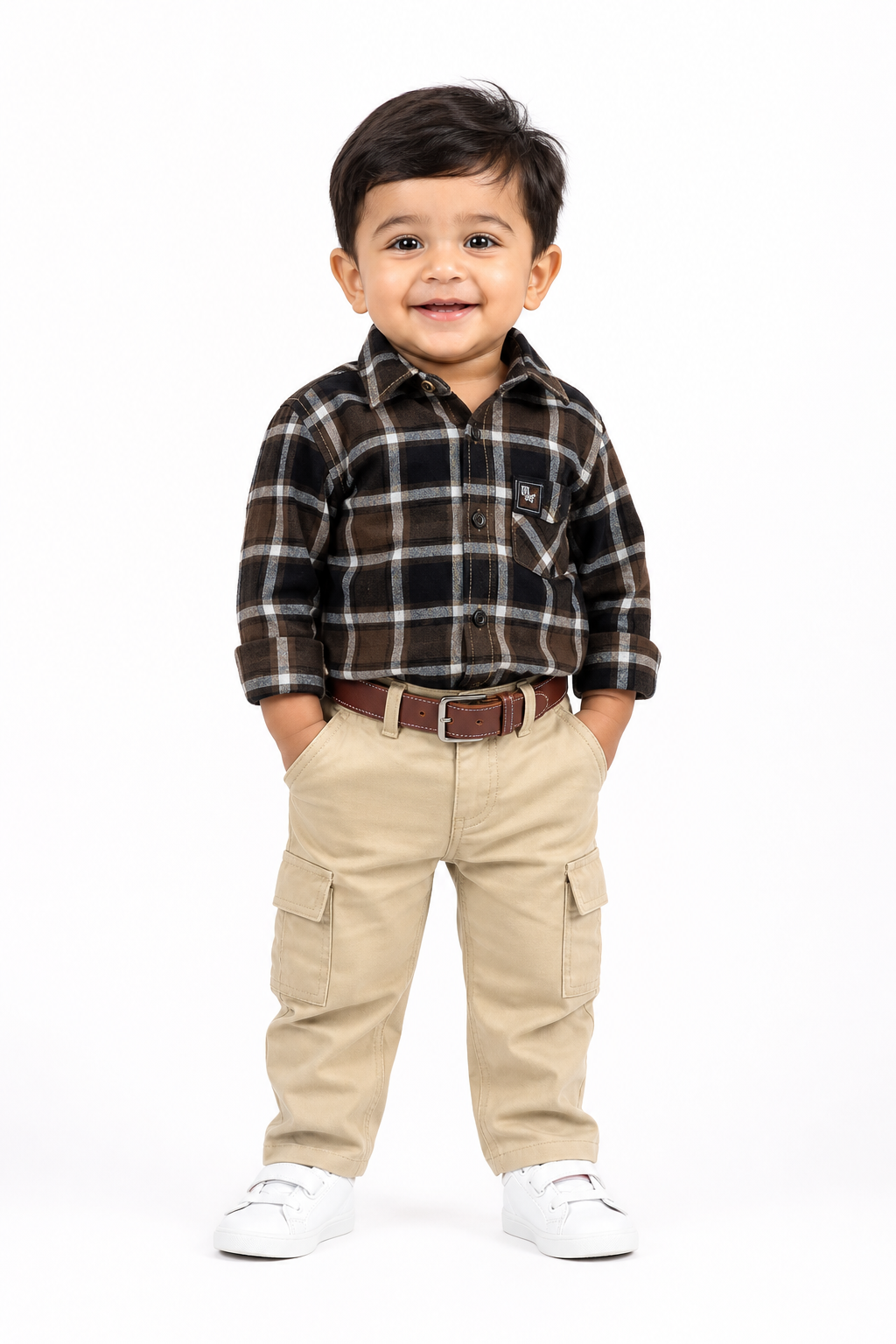 Dark Check Shirt & Pant