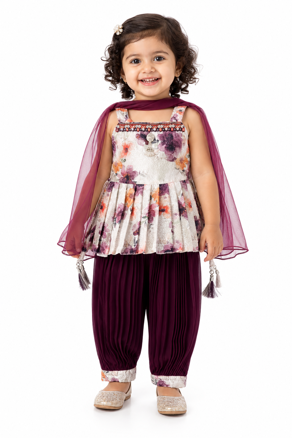 Berry Blossom Salwar Set