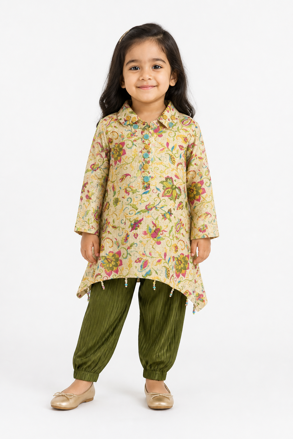 Floral Kurta & Patiala Set