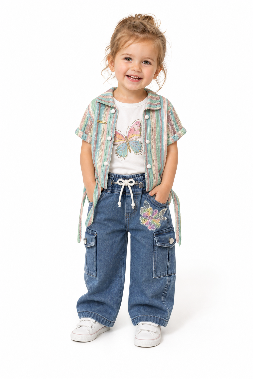 Butterfly Pastel Shacket Set
