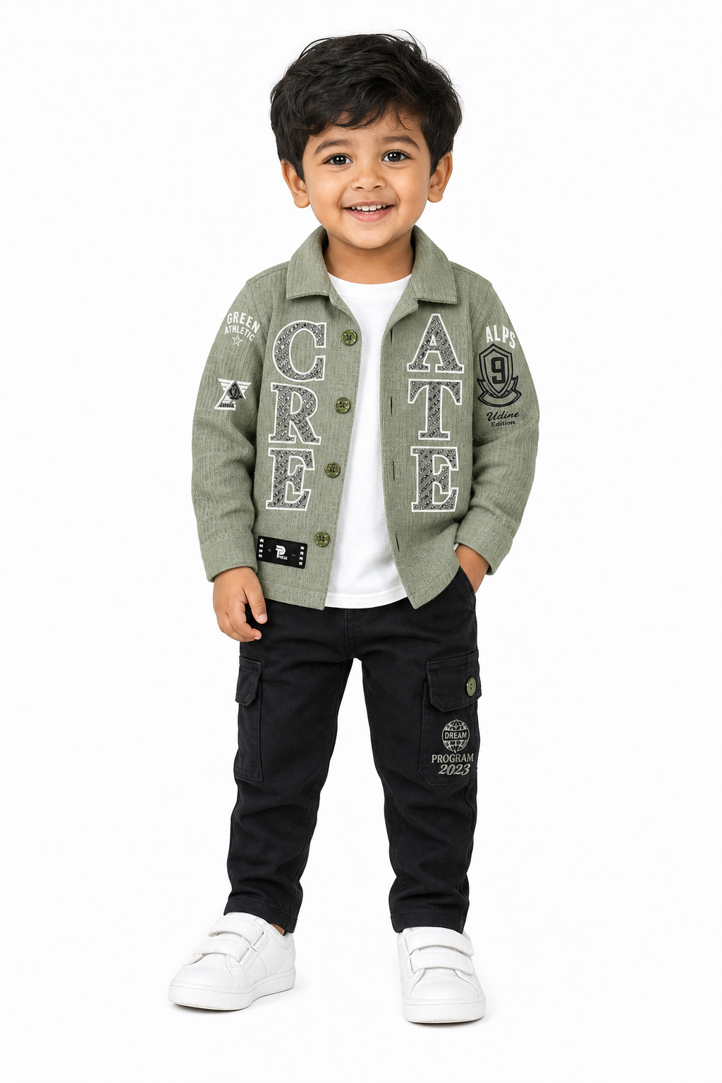 Green Varsity Jacket Set