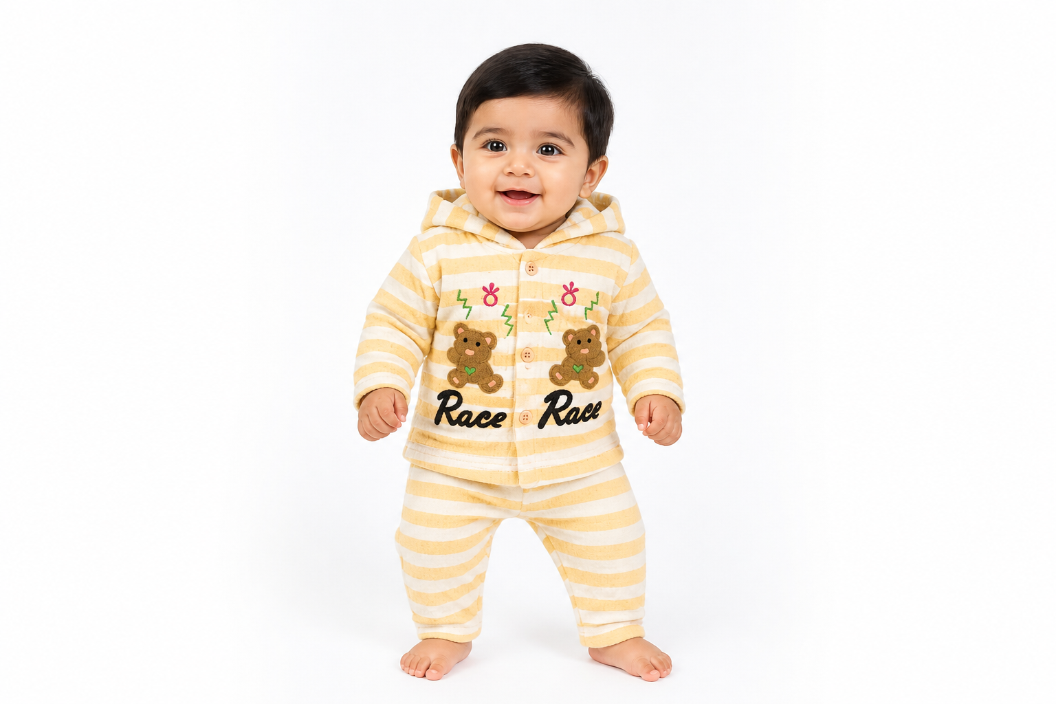Teddy Hooded Sweat Set