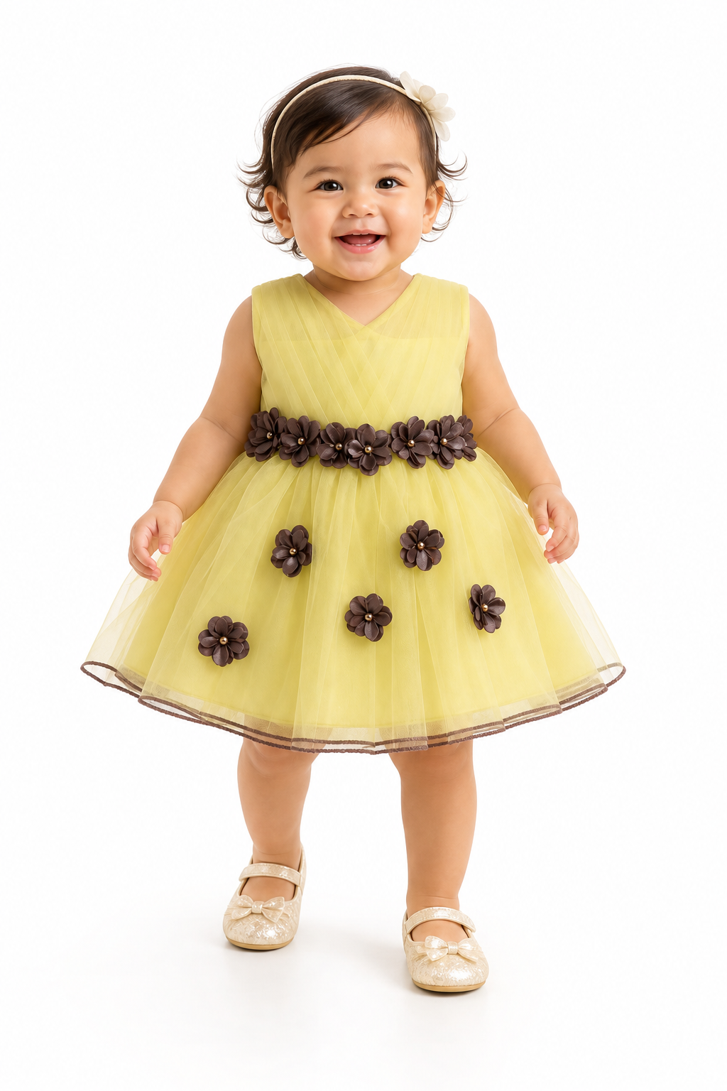 Lemon Blossom Tulle Frock