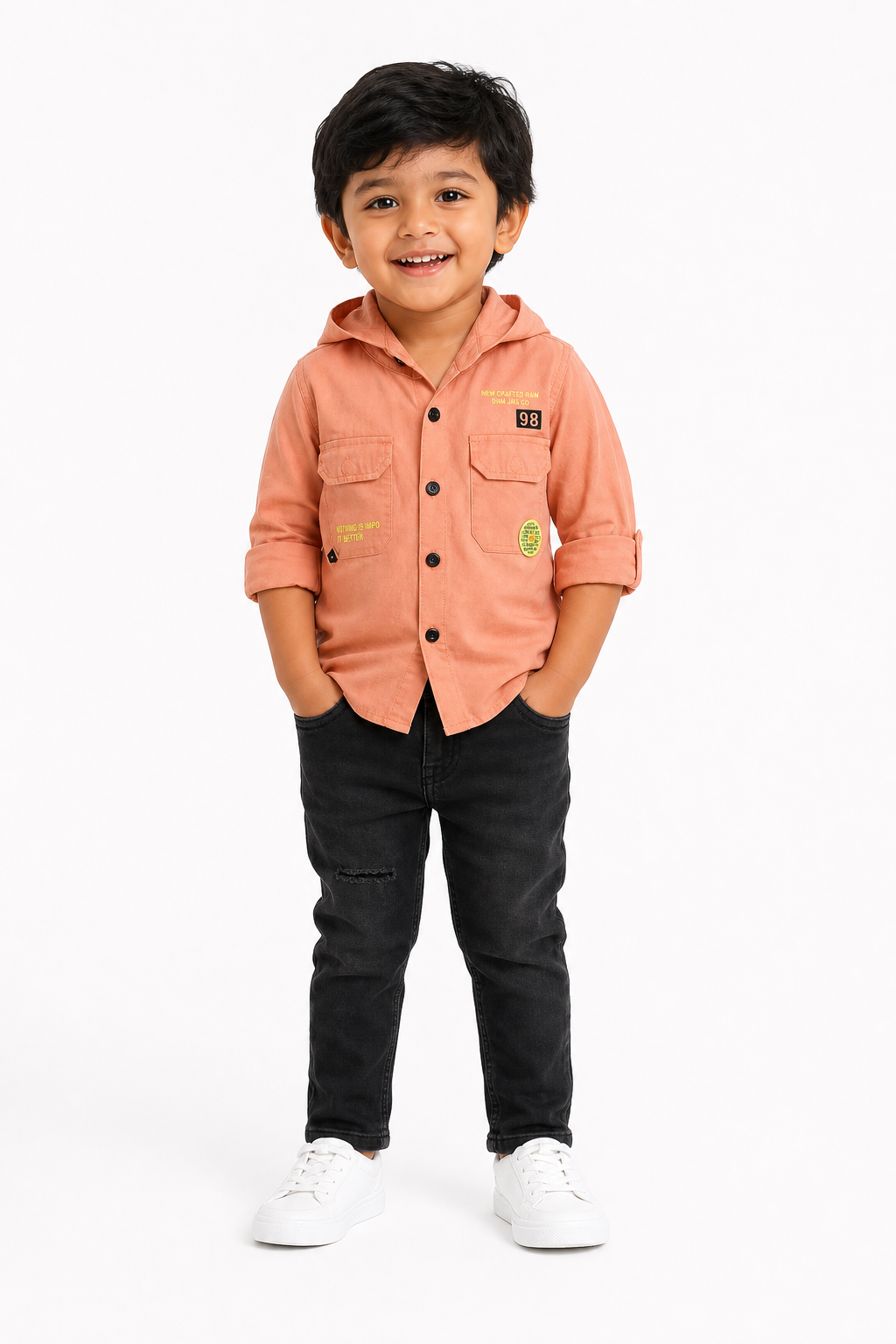Coral Casual Shirt Set