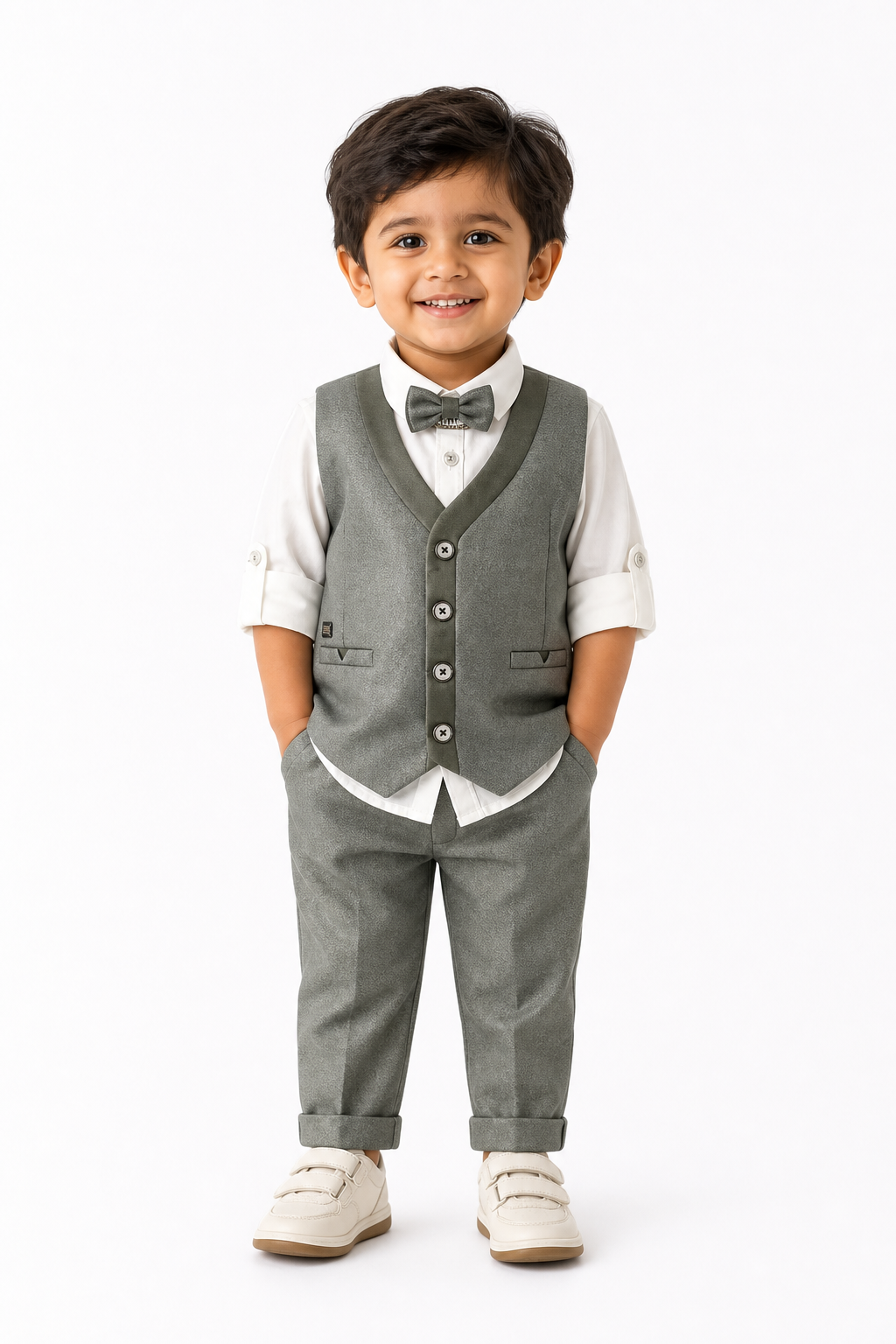 Grey Waistcoat Party Set