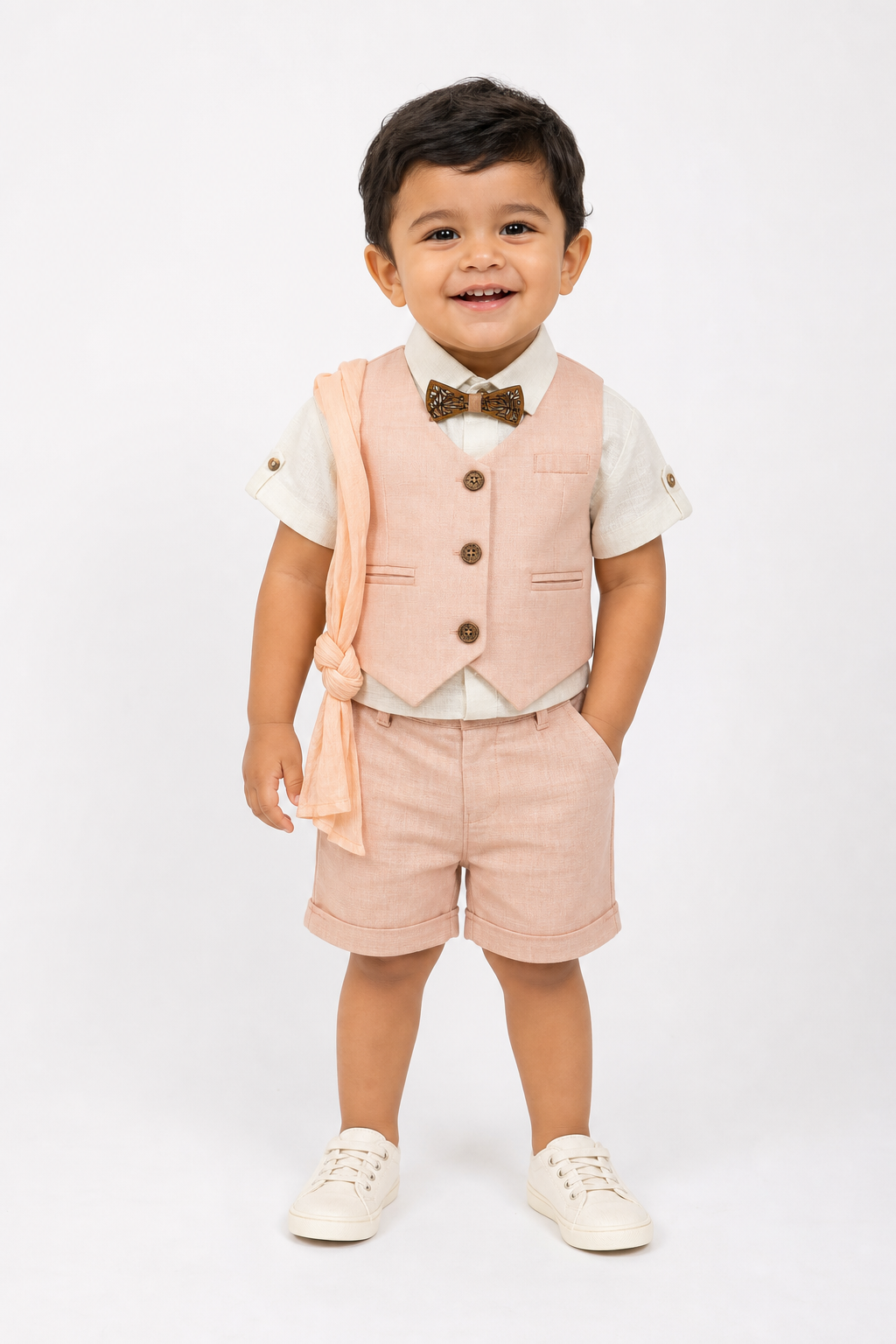 Floral Shirt Suspender Set