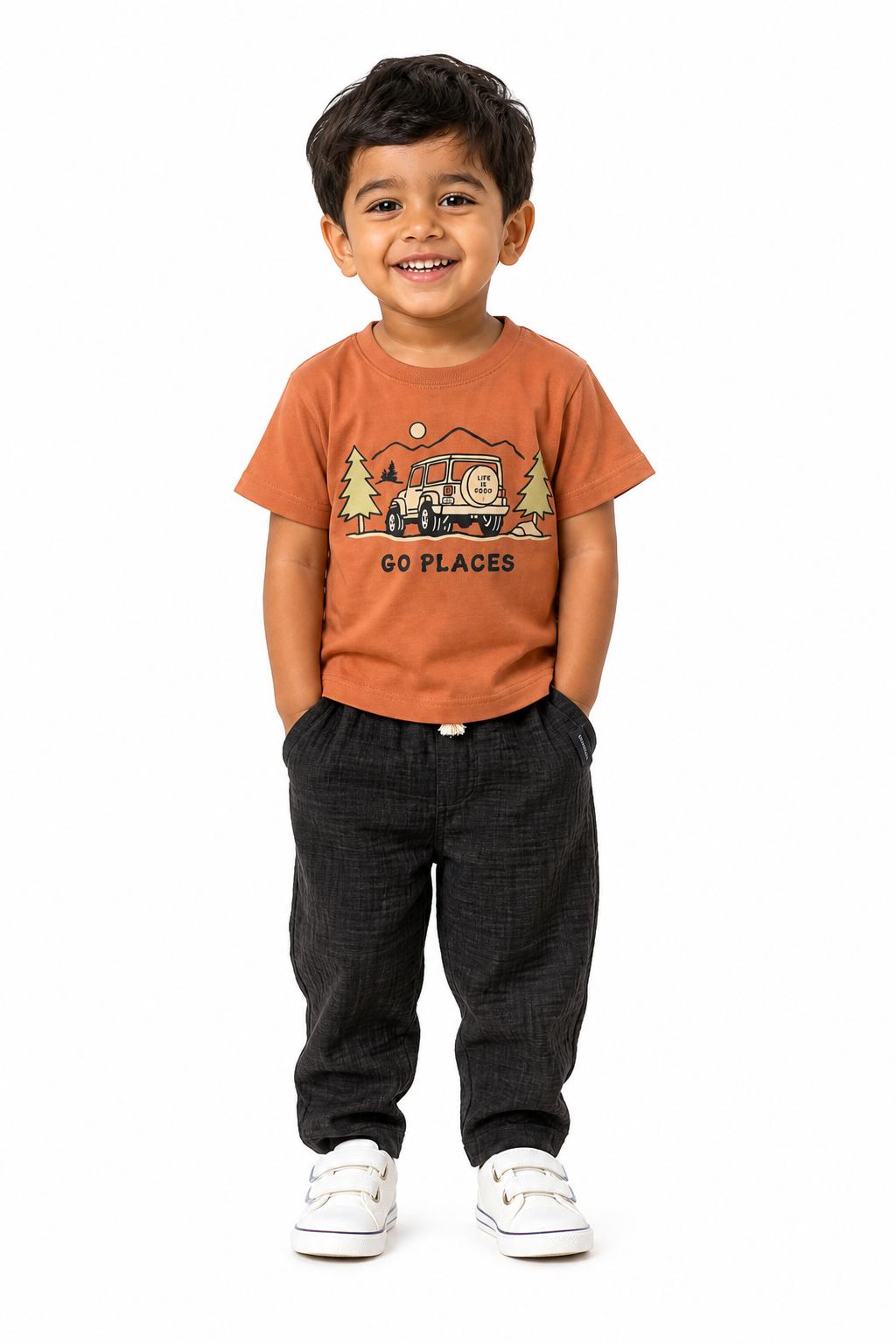 Rust Graphic Tee Set