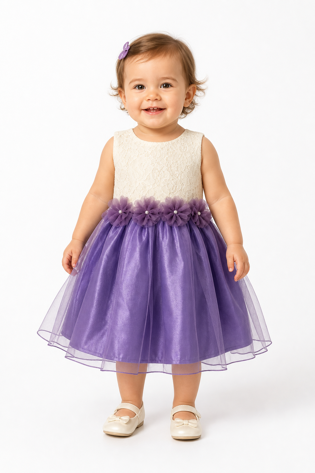 Violet Orchid Lace Frock