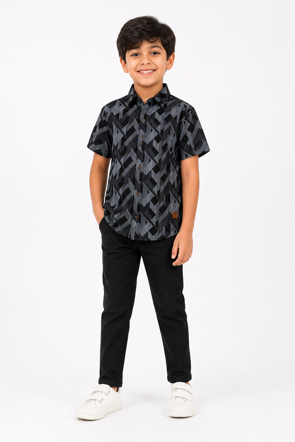Printed Half-Sleeve Shirt