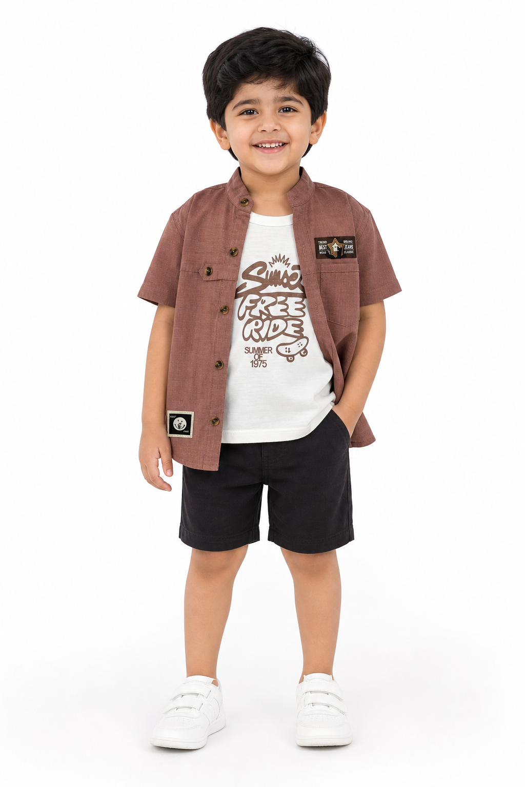 Doodle Print Overshirt