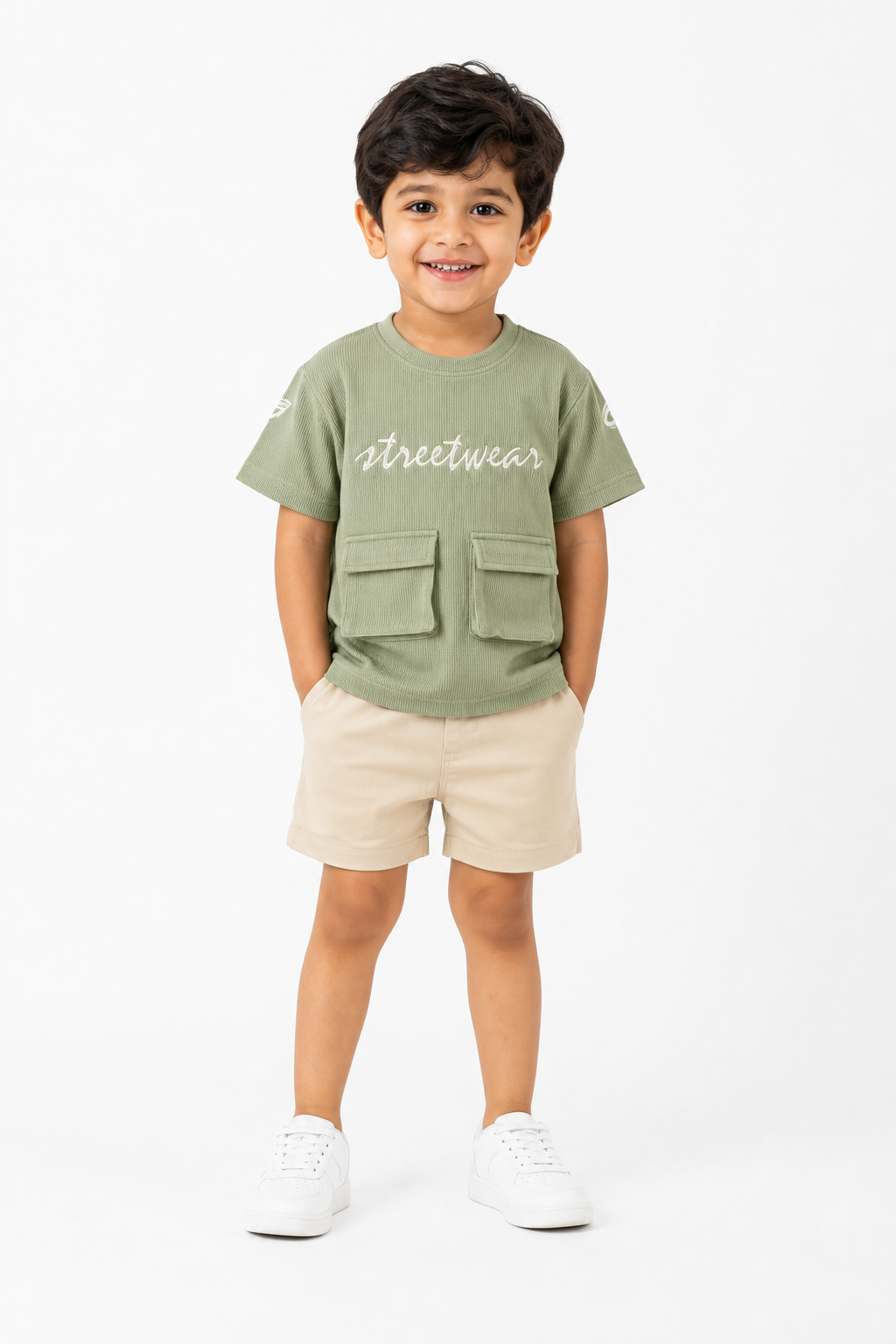 Sage Streetwear Tee & Shorts