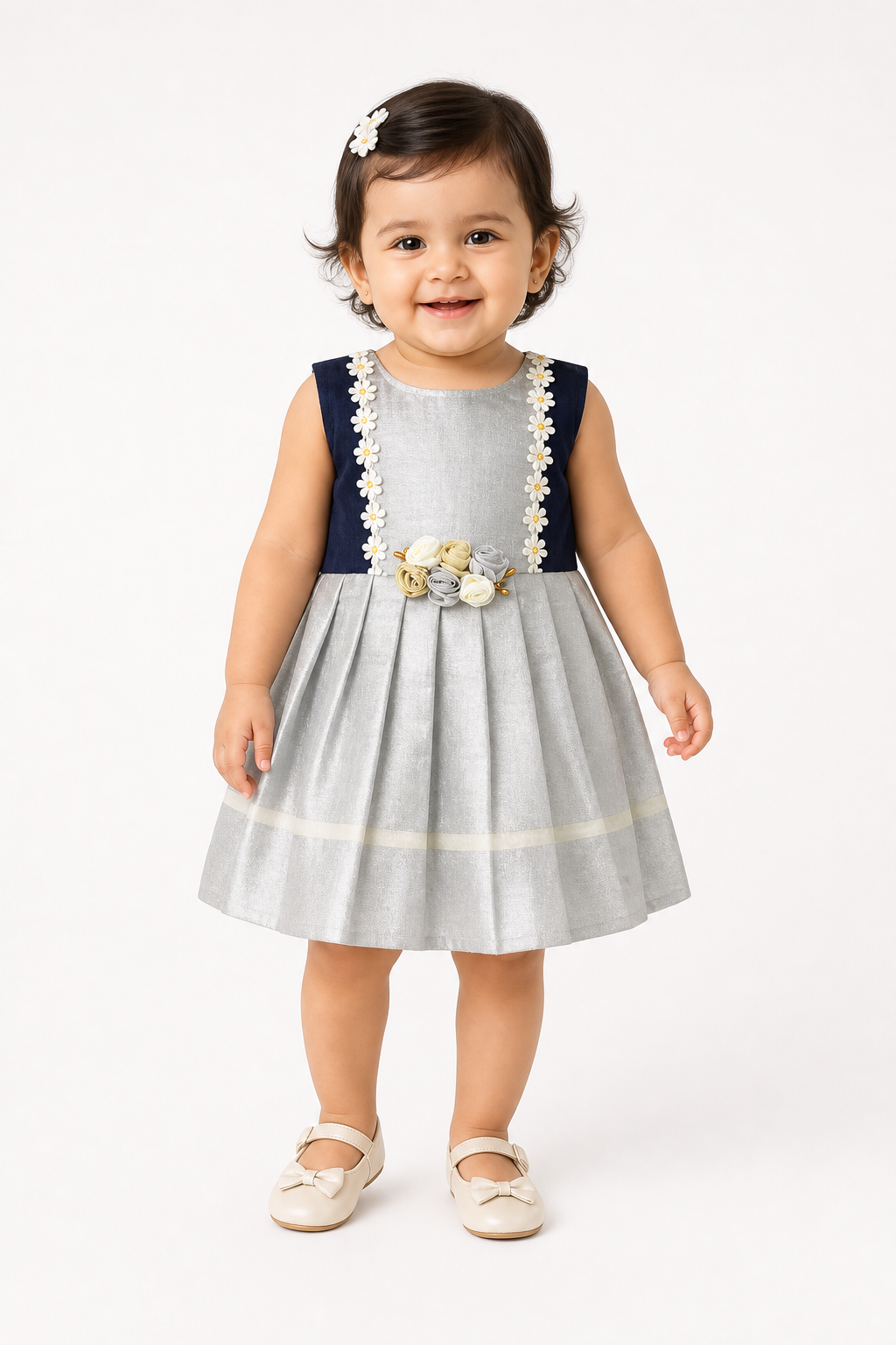 Silver Sky Rosette Set