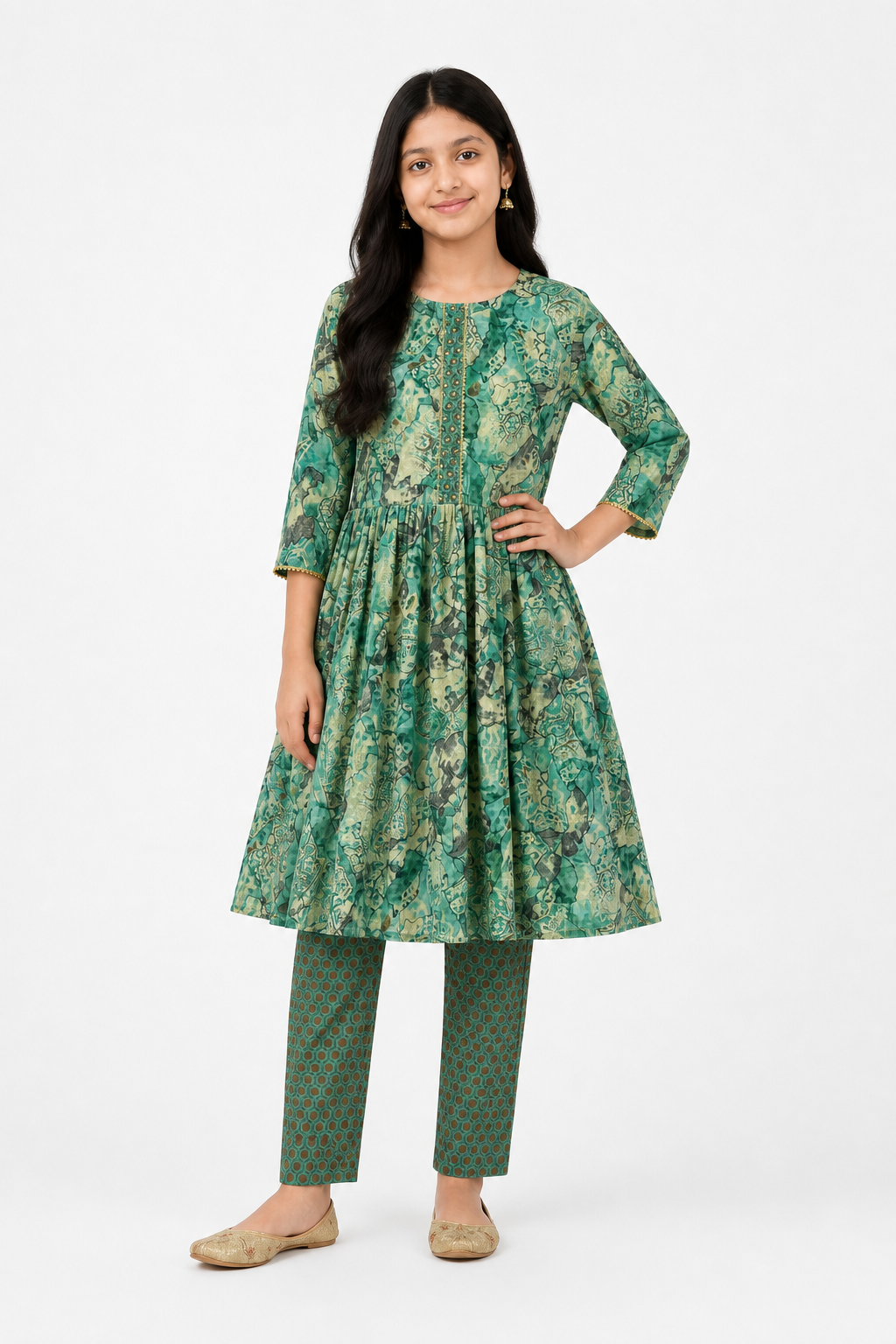 Floral Cap Top Set